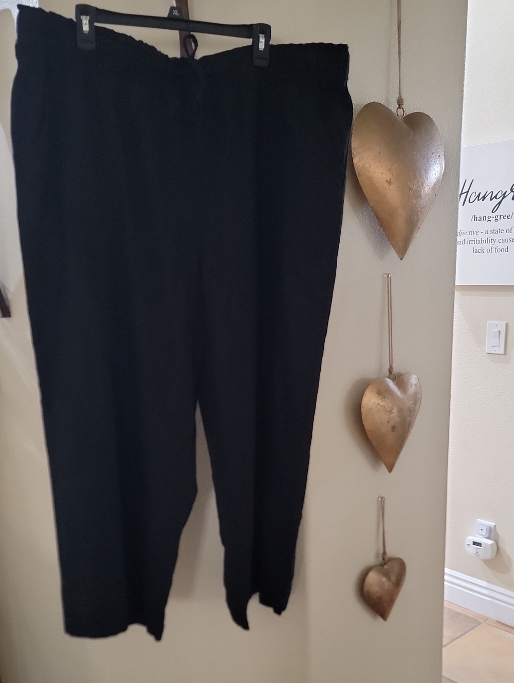 SONOMA High Rise Wide Leg Plus Size Pull On Pants Black Size 2X NWT